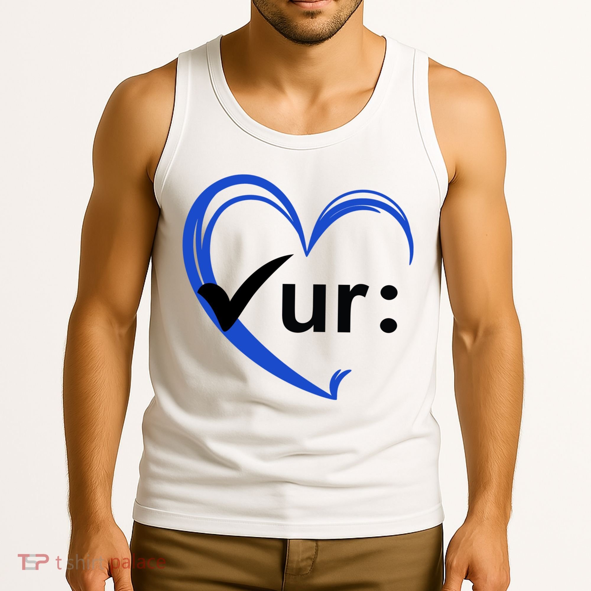 Check Your Colon Cancer Awareness Heart Tank Top
