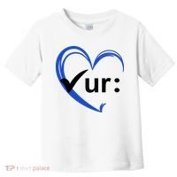 Check Your Colon Cancer Awareness Heart Toddler T-Shirt thumb 0