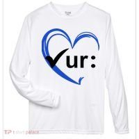 Check Your Colon Cancer Awareness Heart Zone Performance Long-Sleeve T-Shirt thumb 0