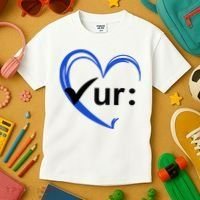 Check Your Colon Cancer Awareness Heart Kids T-Shirt thumb 3