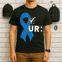 Check Your Colon Colonoscopies Colon Cancer Awareness T-Shirt thumb 6