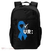 Check Your Colon Colonoscopies Colon Cancer Awareness Backpack thumb 0
