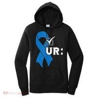 Check Your Colon Colonoscopies Colon Cancer Awareness Women's Hoodie thumb 0