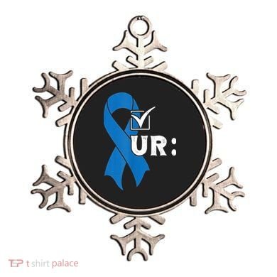 Check Your Colon Colonoscopies Colon Cancer Awareness Ornament
