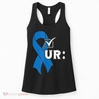 Check Your Colon Colonoscopies Colon Cancer Awareness Women's Tank Top thumb 0