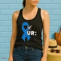 Check Your Colon Colonoscopies Colon Cancer Awareness Women's Tank Top thumb 2