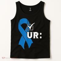 Check Your Colon Colonoscopies Colon Cancer Awareness Tank Top thumb 2