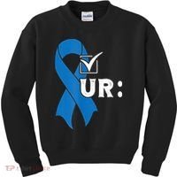 Check Your Colon Colonoscopies Colon Cancer Awareness Kids Sweatshirt thumb 0