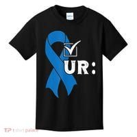 Check Your Colon Colonoscopies Colon Cancer Awareness Kids T-Shirt thumb 0