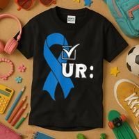 Check Your Colon Colonoscopies Colon Cancer Awareness Kids T-Shirt thumb 3