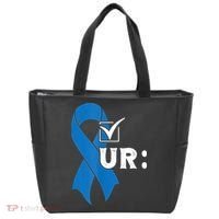 Check Your Colon Colonoscopies Colon Cancer Awareness Tote Bag thumb 0