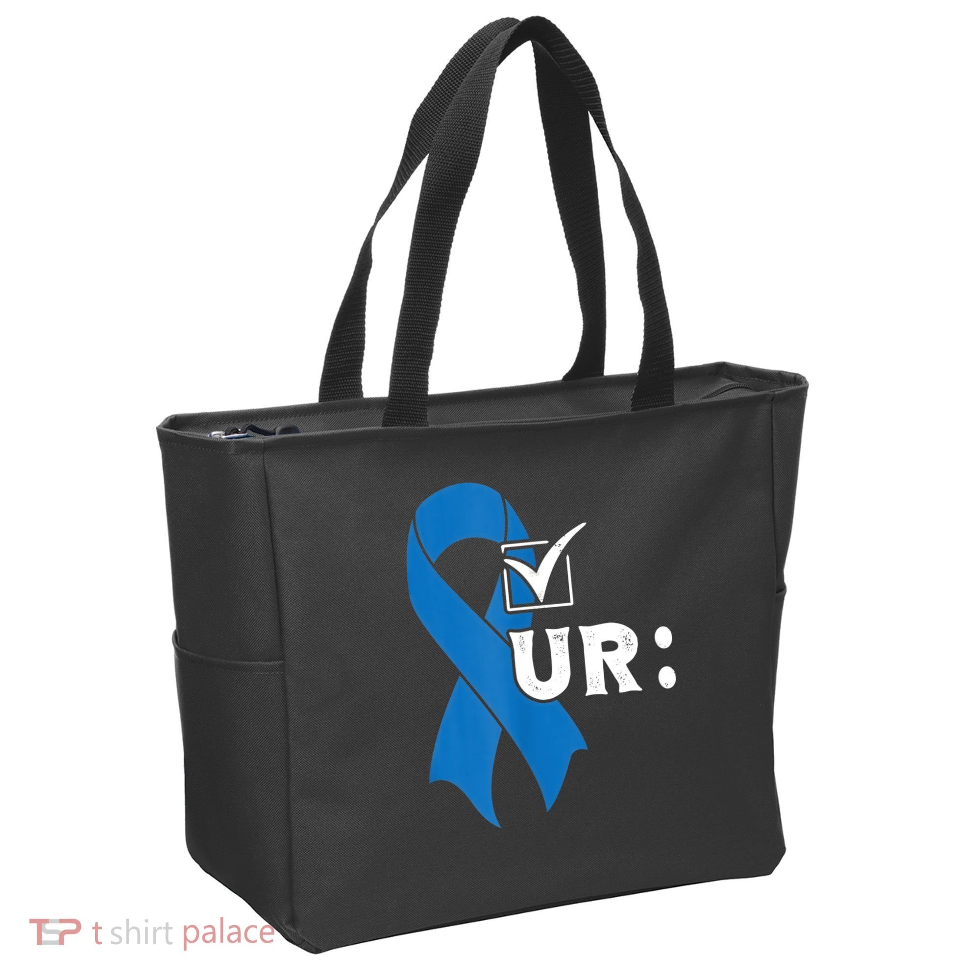 Check Your Colon Colonoscopies Colon Cancer Awareness Tote Bag