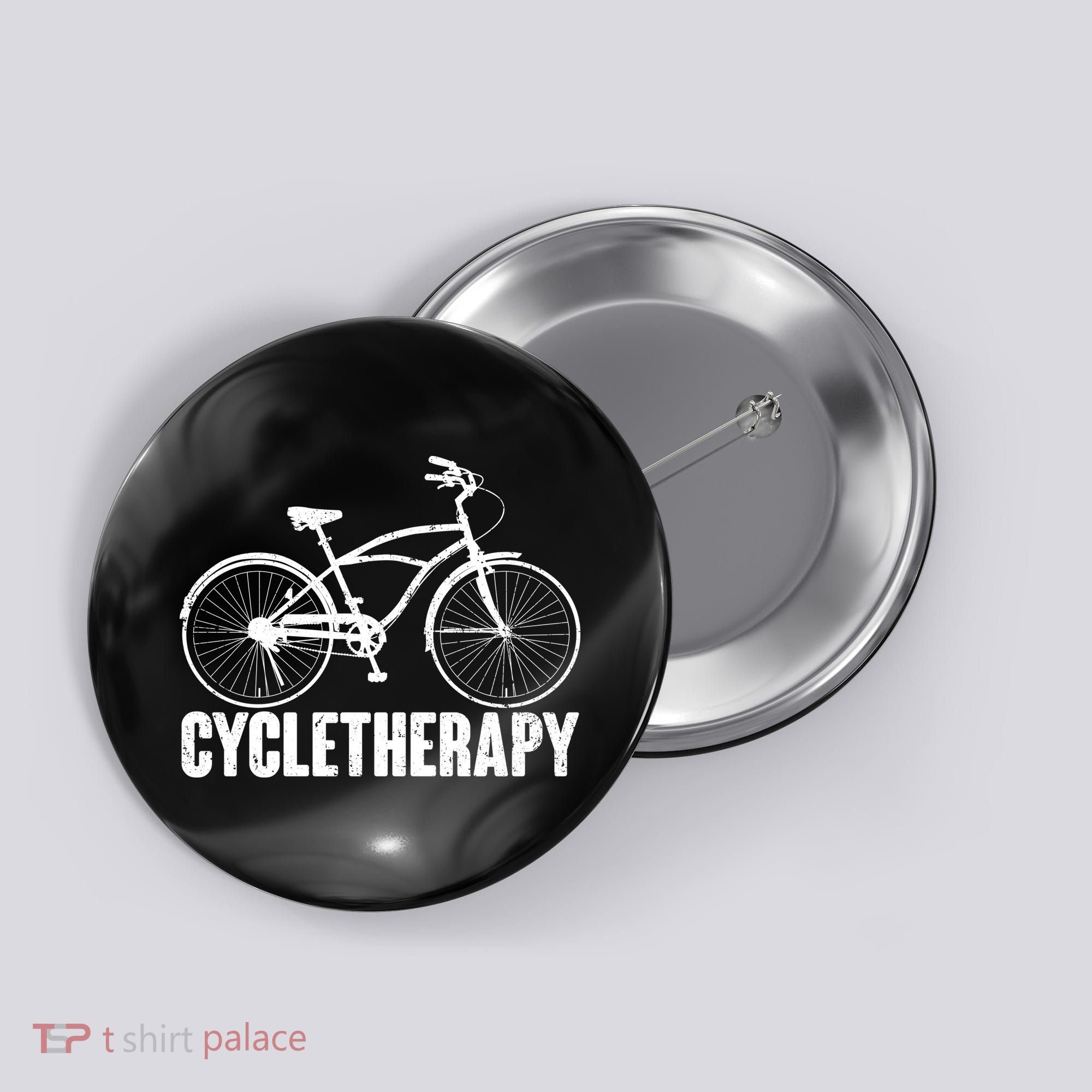 Cycletherapy Bicycle Fan Button