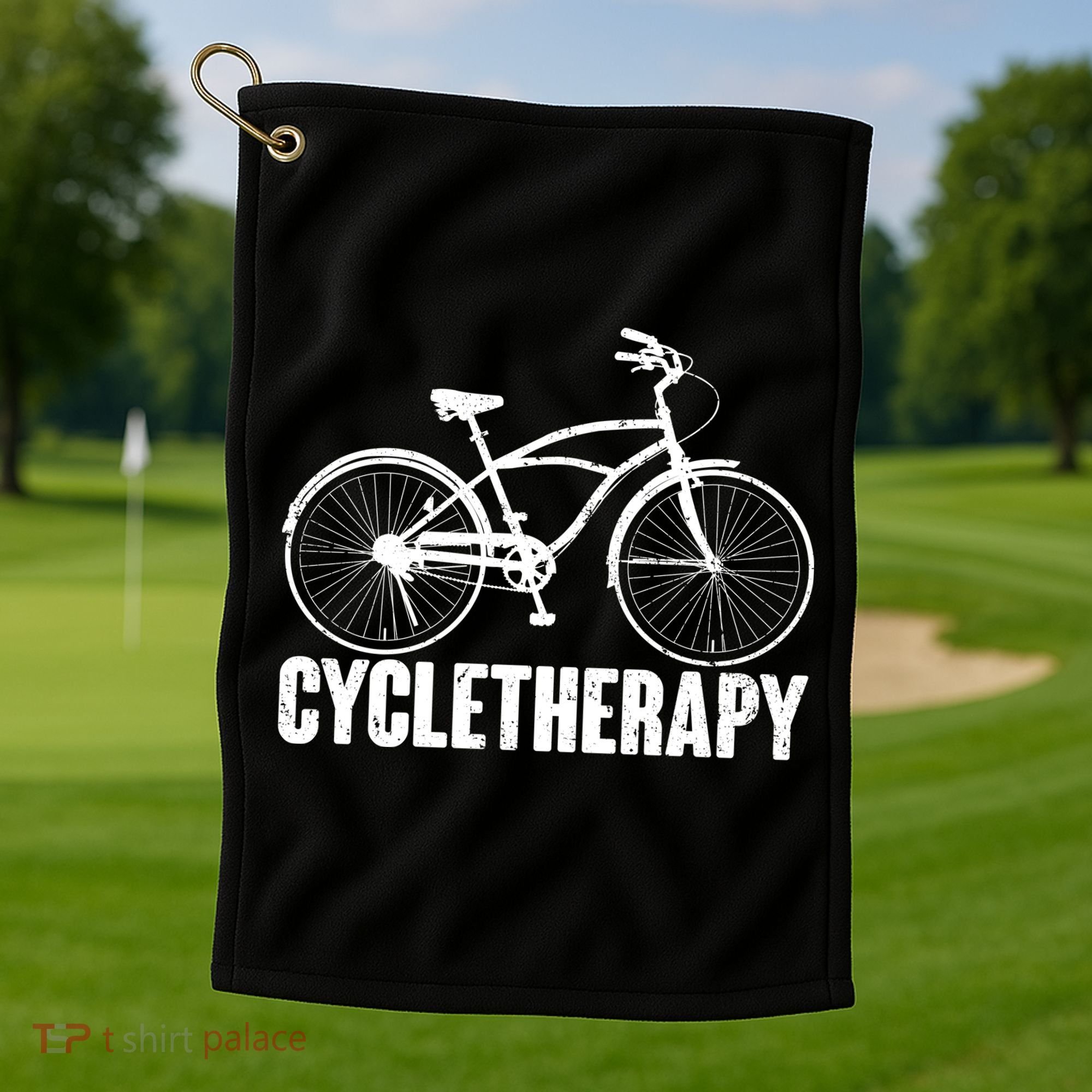 Cycletherapy Bicycle Fan Golf Towel