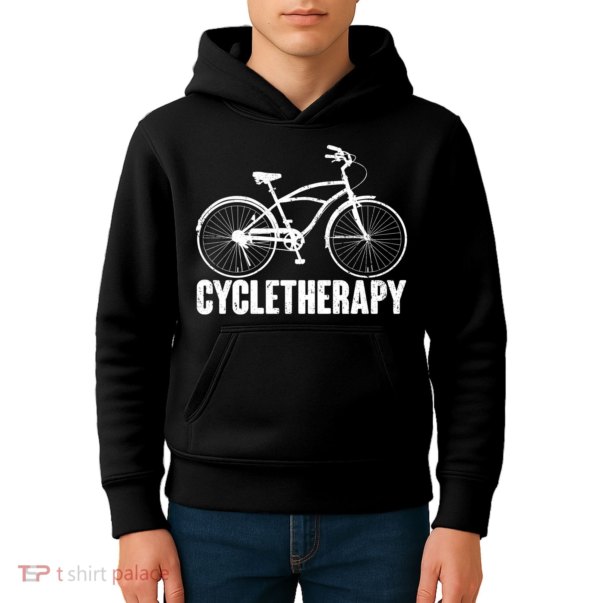 Cycletherapy Bicycle Fan Kids Hoodie