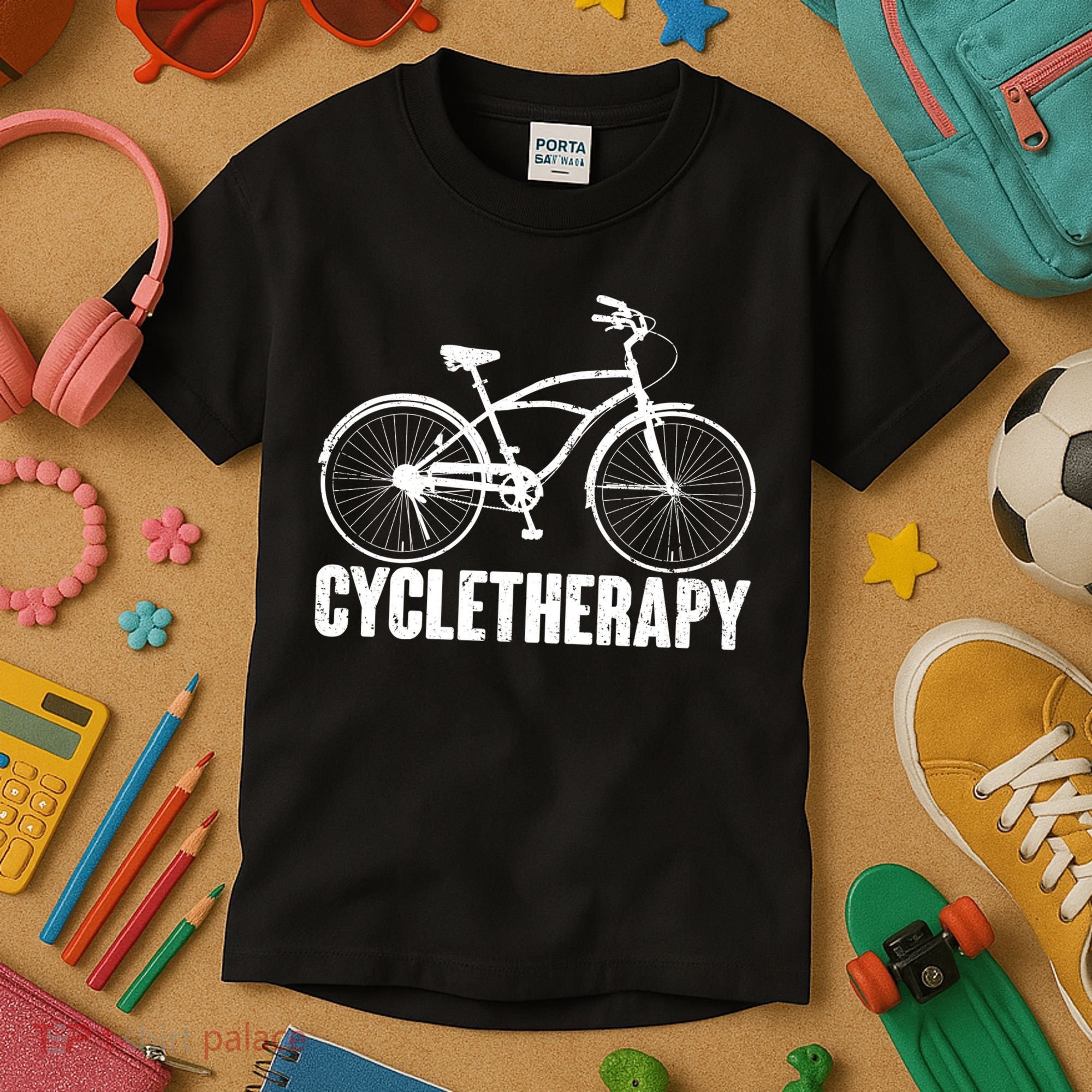 Cycletherapy Bicycle Fan Kids T-Shirt