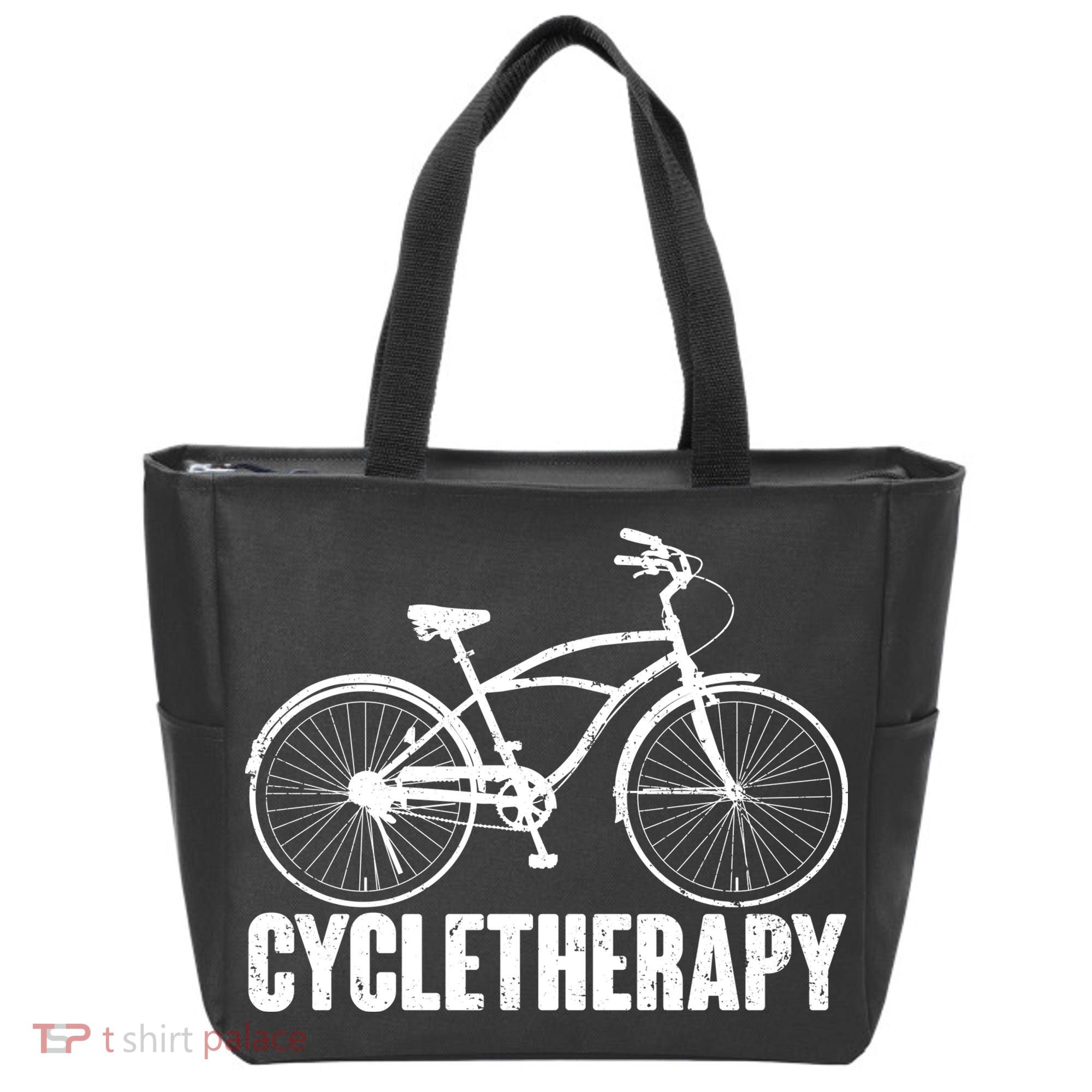 Cycletherapy Bicycle Fan Tote Bag