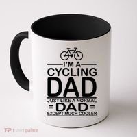 Cycling Dad , Like Normal Dad Except Much Cooler Coffee Mug thumb 0