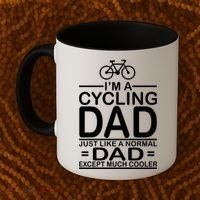 Cycling Dad , Like Normal Dad Except Much Cooler Coffee Mug thumb 2