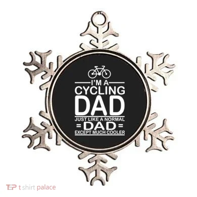 Cycling Dad , Like Normal Dad Except Much Cooler Ornament