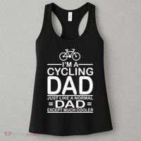Cycling Dad , Like Normal Dad Except Much Cooler Women's Tank Top thumb 3
