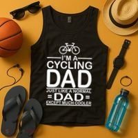 Cycling Dad , Like Normal Dad Except Much Cooler Tank Top thumb 4