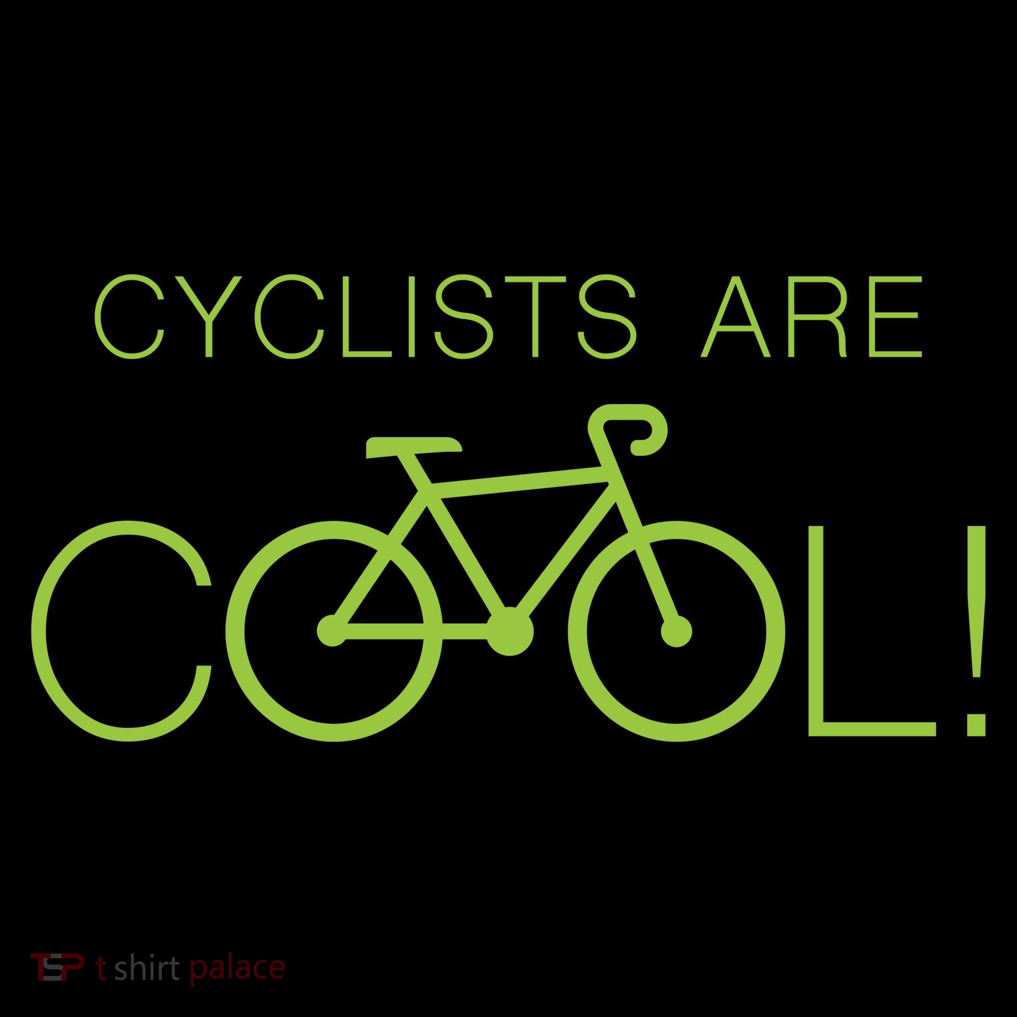 Cyclists Are COOL! Ornament