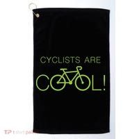 Cyclists Are COOL! Golf Towel thumb 0