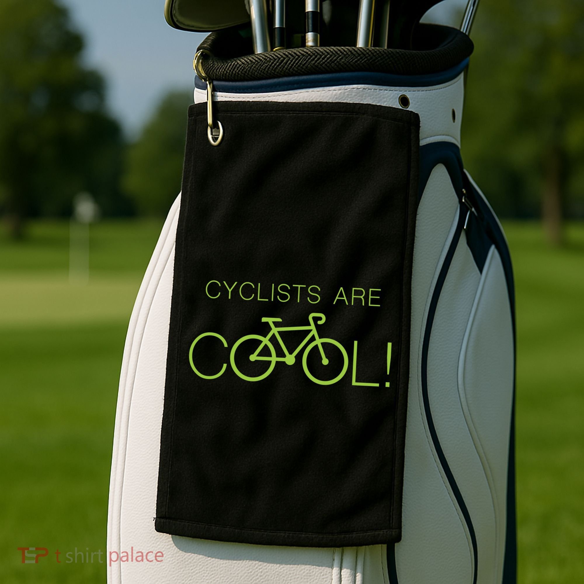 Cyclists Are COOL! Golf Towel