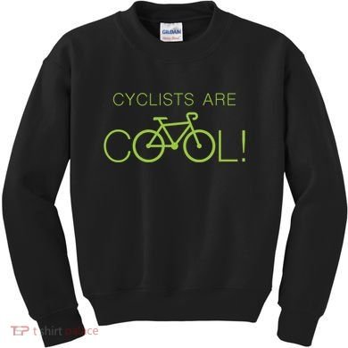 Cyclists Are COOL! Kids Sweatshirt