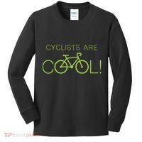 Cyclists Are COOL! Kids Long Sleeve Shirt thumb 0
