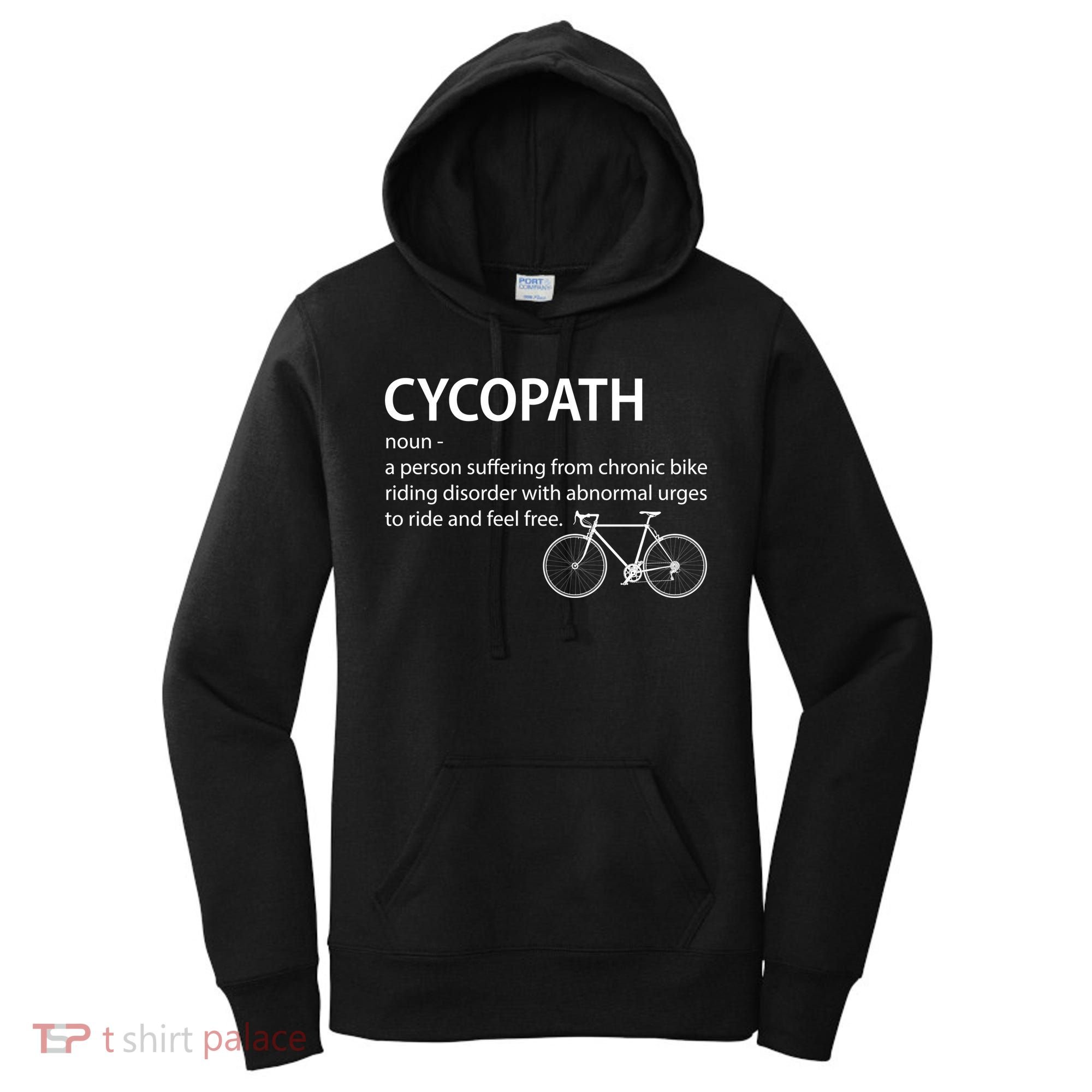 Cycopath Bike Rider Women's Hoodie