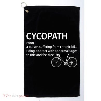 Cycopath Bike Rider Golf Towel