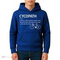 Cycopath Bike Rider Kids Hoodie thumb 4