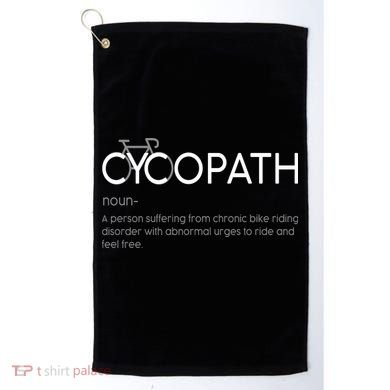 Cycopath Definition Biking Bike Cycling  Golf Towel