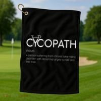 Cycopath Definition Biking Bike Cycling  Golf Towel thumb 1