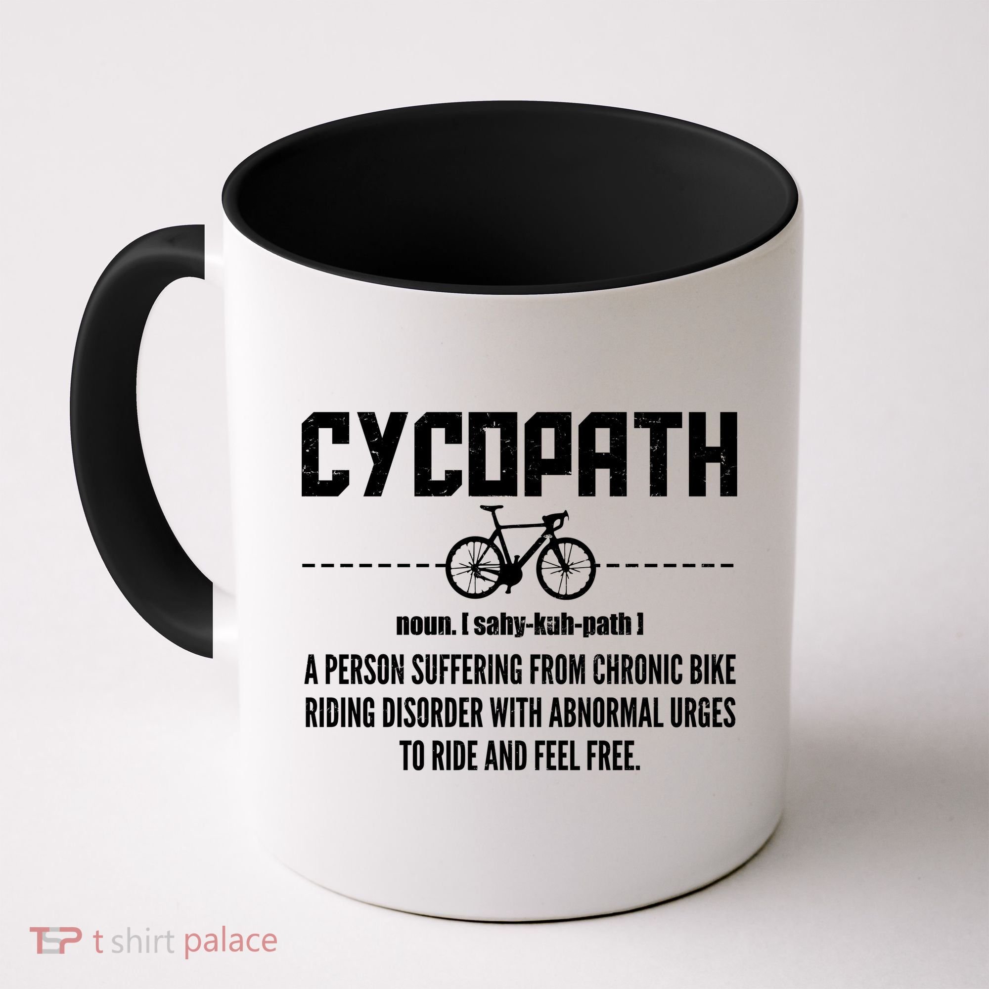 Cycopath Definition Biking Cycling Coffee Mug
