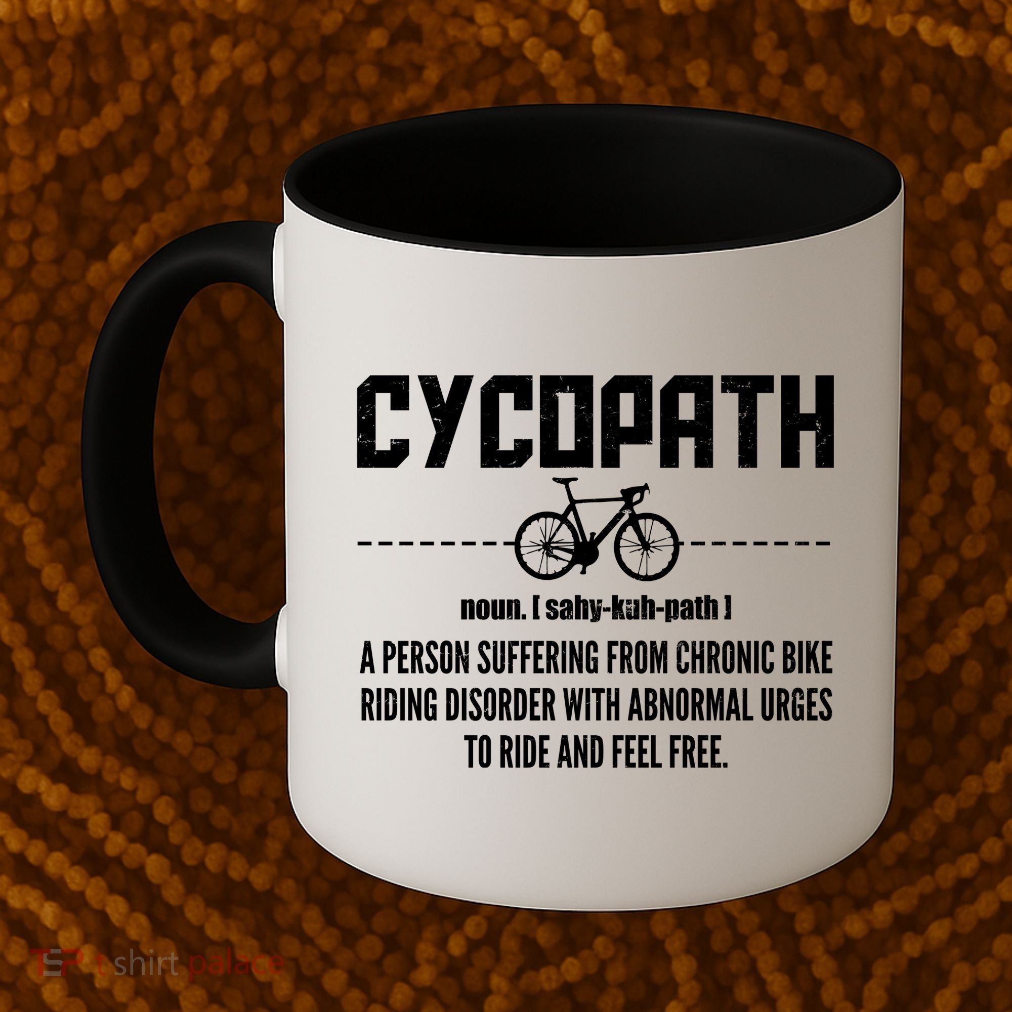 Cycopath Definition Biking Cycling Coffee Mug