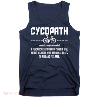 Cycopath Definition Biking Cycling Tank Top