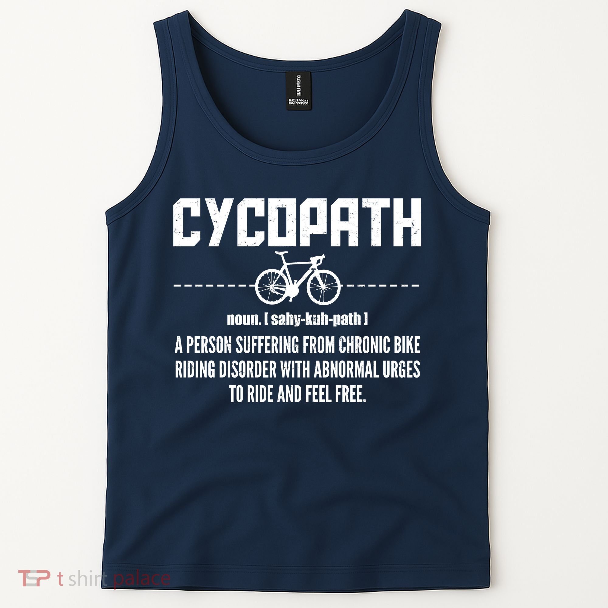 Cycopath Definition Biking Cycling Tank Top