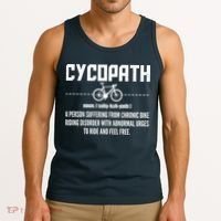 Cycopath Definition Biking Cycling Tank Top thumb 3