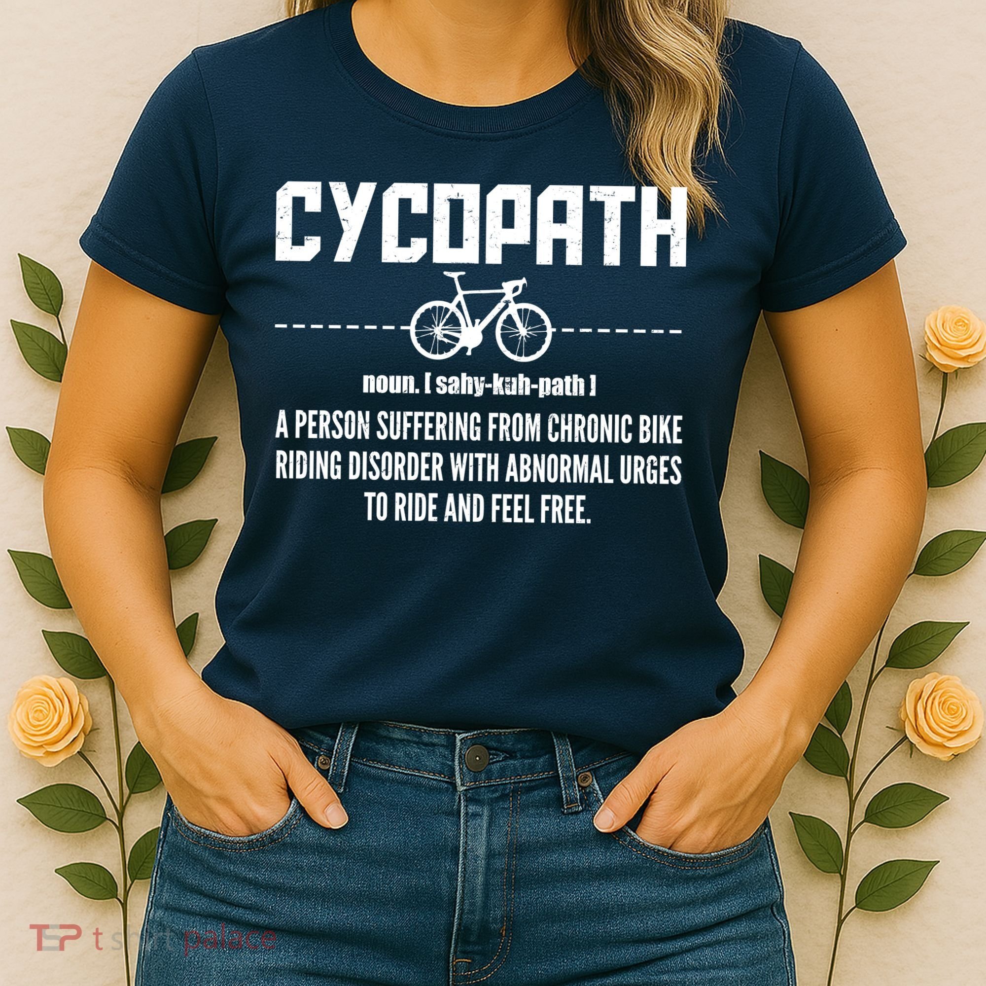 Cycopath Definition Biking Cycling Women's T-Shirt