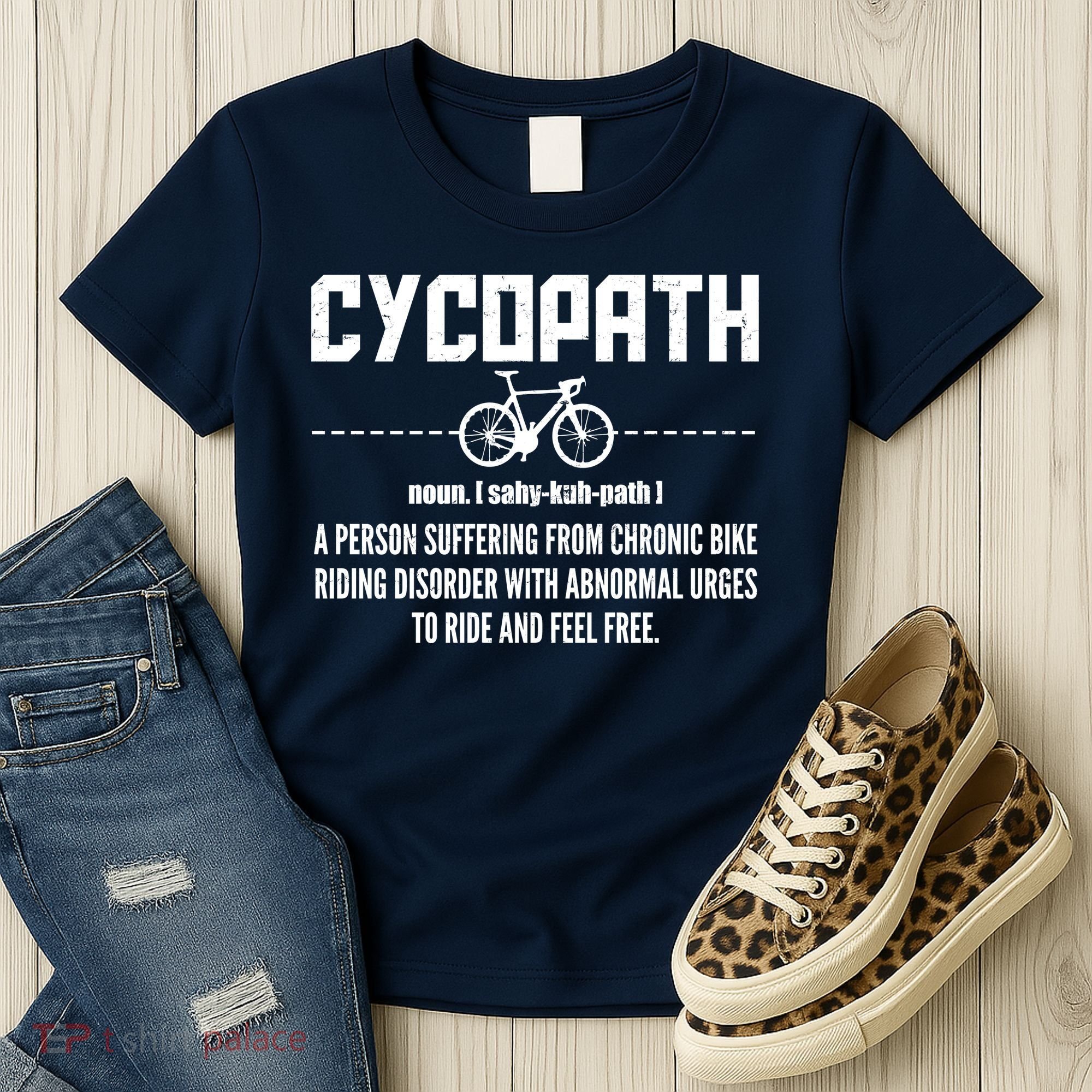 Cycopath Definition Biking Cycling Women's T-Shirt
