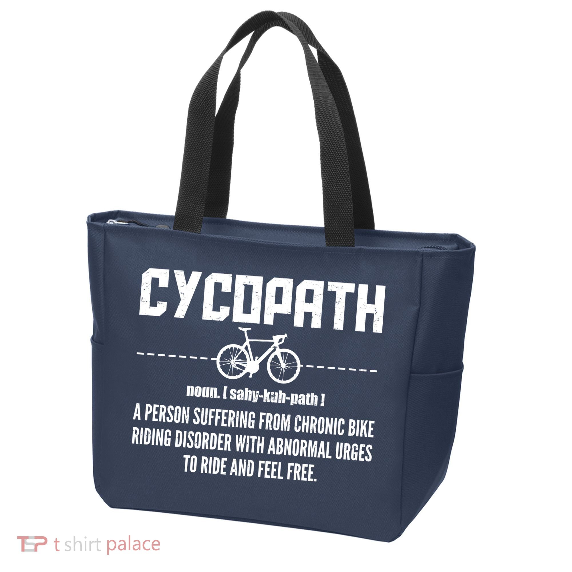 Cycopath Definition Biking Cycling Tote Bag