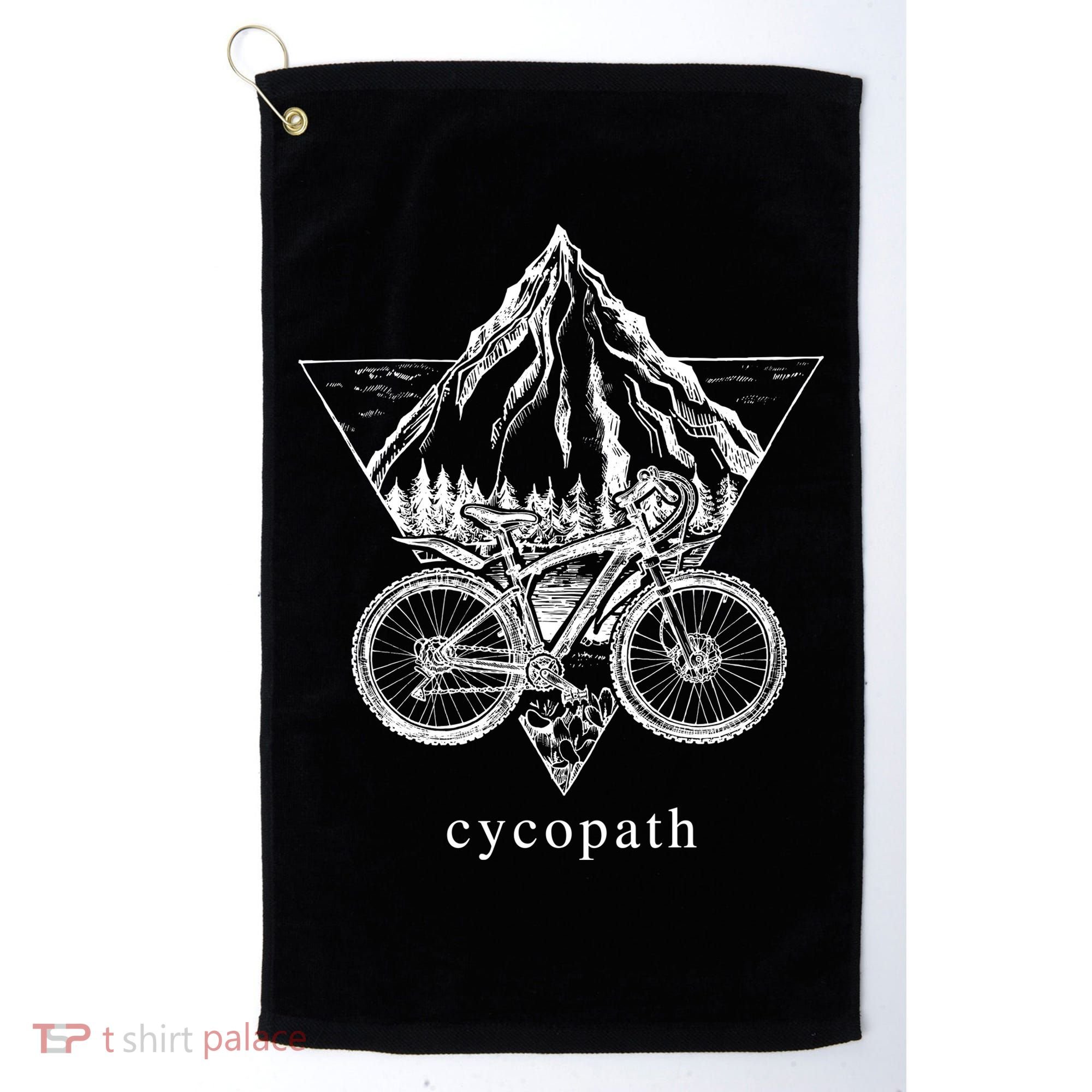 Cycopath Funny Cycling  Golf Towel