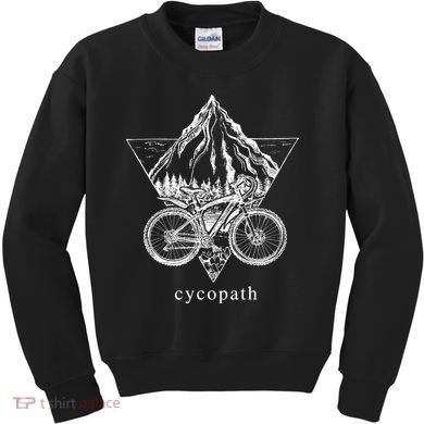 Cycopath Funny Cycling  Kids Sweatshirt