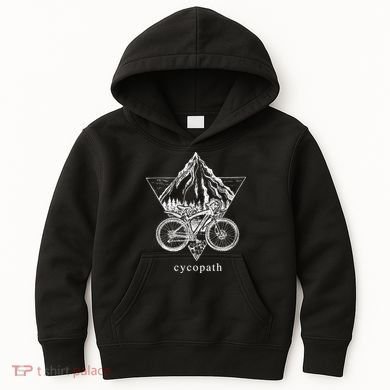Cycopath Funny Cycling  Kids Hoodie