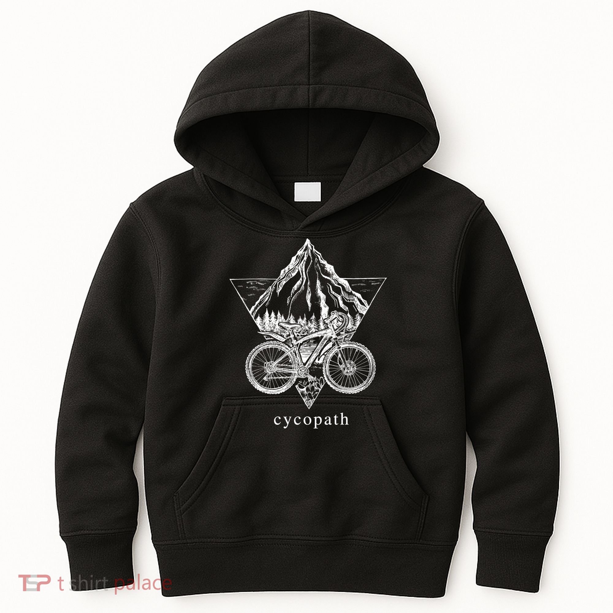 Cycopath Funny Cycling  Kids Hoodie