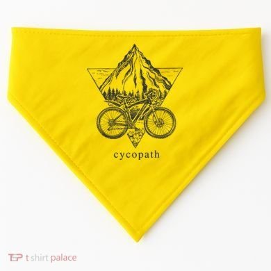 Cycopath Funny Cycling  USA-Made Doggie Bandana