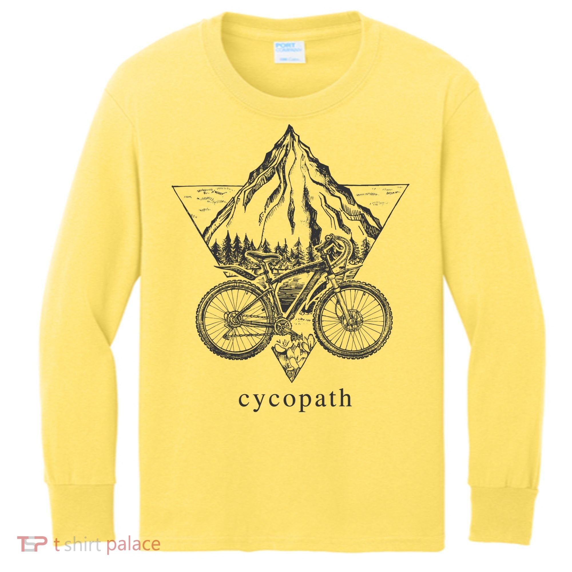 Cycopath Funny Cycling  Kids Long Sleeve Shirt